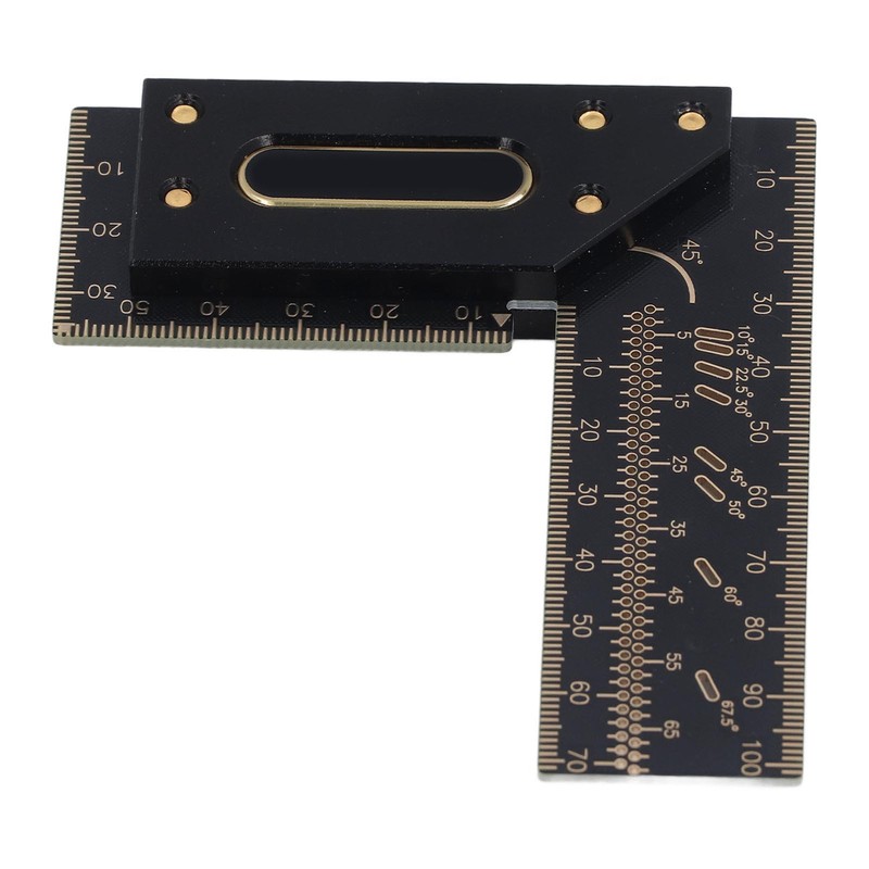 100mm Woodworking Scriber L Shape Square Ruler Aluminum Alloy Carpenter