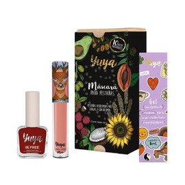 Set Bonita Yuya Esmaltes 8 FREE Labial Mate y Más