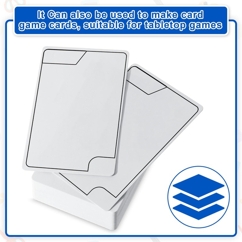 Harloon 100 Pcs Dry Erase Index Cards 3 x 5