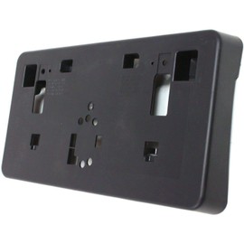 DAT AUTO PARTS Front Bumper License Plate Frame Tag Mounting Bracket Holder Replacement for 2007-2009 Mazda 3 4DR Sedan Black Textured MA1068103 BAN650170A