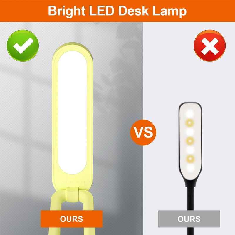 Giryuhd LED Desk Lamp for Office Home & Battery Operated