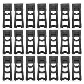 Milisten 50pcs Photo Frame Bracket Picture Frame Stands Plastic Easels Plate Display Stands Picture Frame Stand Holder for Picture Back Board Support Leg Hardware Black