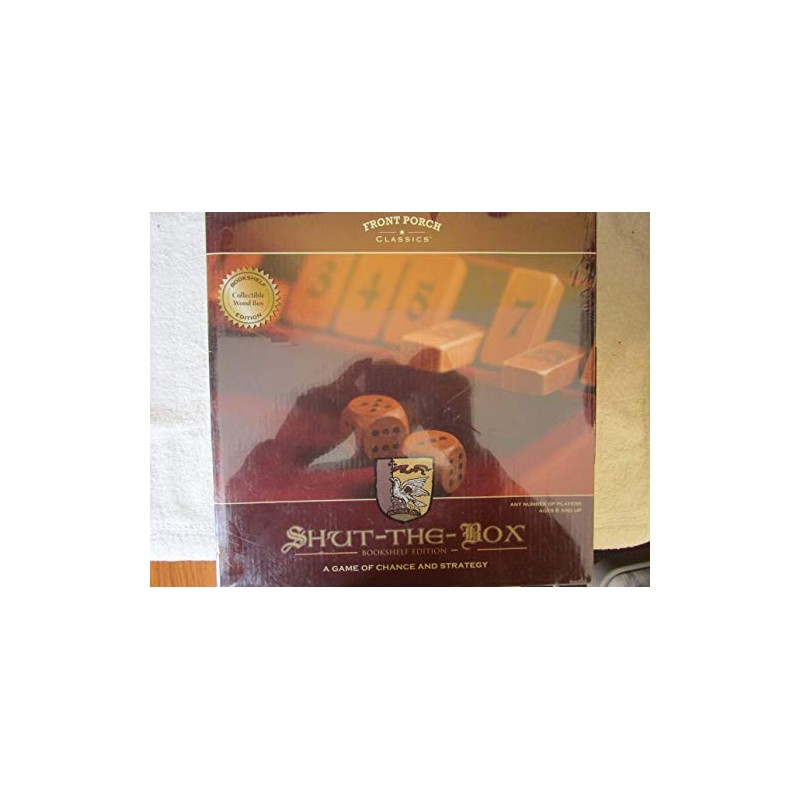 Shut-The-Box Bookshelf Edition