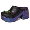Crocs Unisex Snow White Siren Clog Black Men's 5, Women's