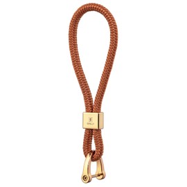 SENLLY Car Key Fob, Universal Finger Lanyard for Car Key, 106 Golden Brown