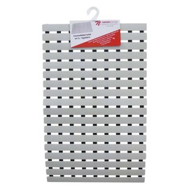 Namaro Design Tapete para Baño Premium Color Gris | Alfombra Antiderrapante y Absorbente | Ideal para Ducha, Tina o Lavabo | Diseño Elegante y Confortable | Resistente, Suave y Fácil de Lavar