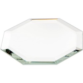 Plymor Octagon 3mm Beveled Glass Mirror, 2.5 inch x 2.5 inch