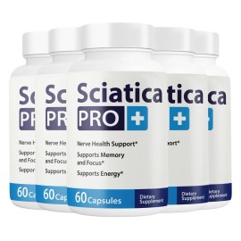 Unbranded (5 Pack) Sciatica Pro+ Pills for Nerve Health, Sciatica Pro Plus Nerve Support