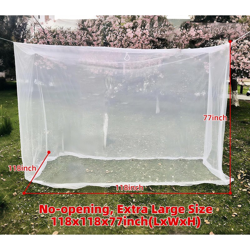 Mosquito Net, Large Outdoor Four Corners Enhanced Mosquito Net Indoor