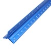 Piutouyar 12 Inch Engineer Scale Ruler, Metal Engineering Ruler Aluminum