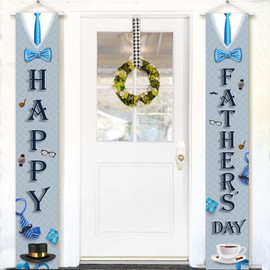 KatchOn, Happy Fathers Day Banner - 72x12 Inch, No DIY | Large Fathers Day Door Banner for Happy Fathers Day Decorations | Happy Fathers Day Sign, Fathers Day Backdrop | Fathers Day Party Decorations