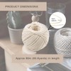 Cotton String Balls (2 Pack), Approx 2X60M (196.85ft) 100% Cotton