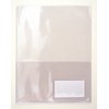 StoreSMART® - Clear Plastic Folder with 2 Pockets - with