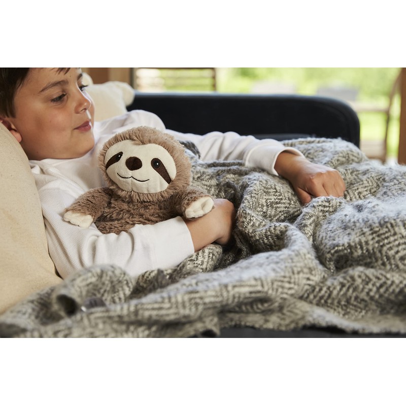 Warmies Heatable Plush Toy, Brown Sloth, Medium