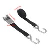 Black Ratchet Straps, 2PCS Sturdy Construction Ratchet Straps High Toughness