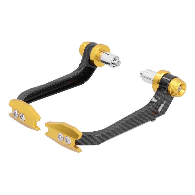 Motorcycle Handlebar Guard Carbon Fiber Style Aluminium Alloy Universal 22mm/0.87inGold