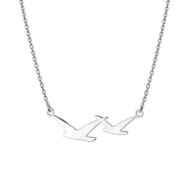 TS Seabirds Inspired Necklace Seagull Pendant Jewelry Gift TS Inspired Necklace Music Lover Reputation 1989 Red Speak Now Gift for Women Teen Girls.