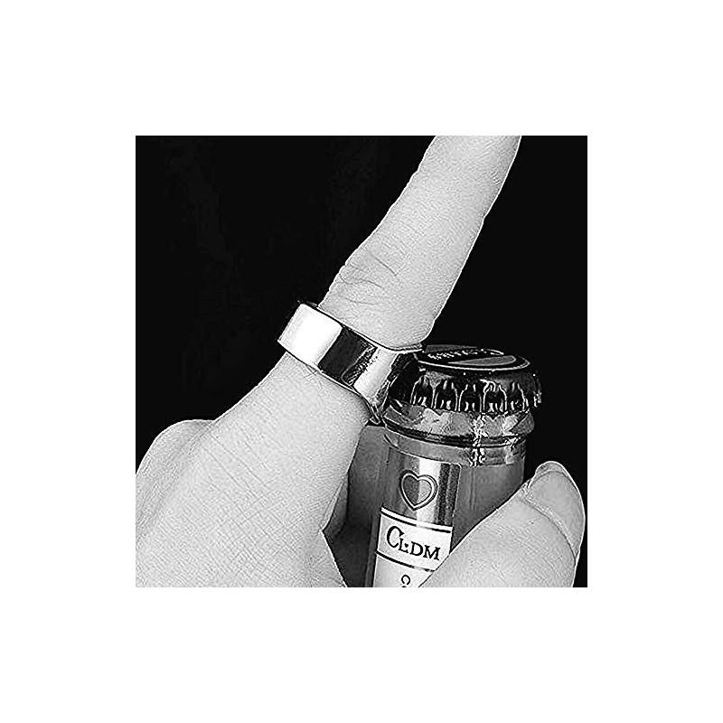 Bottle Opener with Ring - Drinks - Corkscrew - Diameter