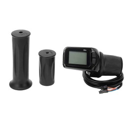Leapiture Electric Bike Half Throttle Grip Thumb Throttle Bike Throttle Replacement with LCD Display Panel Headlight Interface 5P 2P Ordinary Cable for 24V 36V 48V 60V