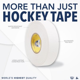 Howies Hockey - Pink Hockey Tape 1 Pack - Cloth Stick Tape - Strong, Long-Lasting Adhesive for Stick Blade, Lacrosse, Baseball - 1 Inch x 24 Yards - Professional Quality