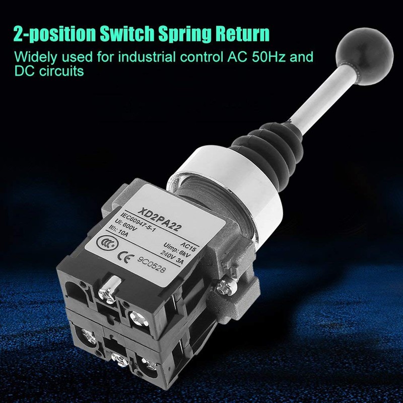 Joystick Switch 2 Positions 2NO Momentary AC 380V DC 220V