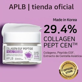 Aplb - Collagen Egf Peptide Facial Cream | Collagen Pept CEN™ 29.4% 1.86 FL.OZ/Korean Skincare, Elasticity Care, Deep Hydration, Revitalize for Gentle