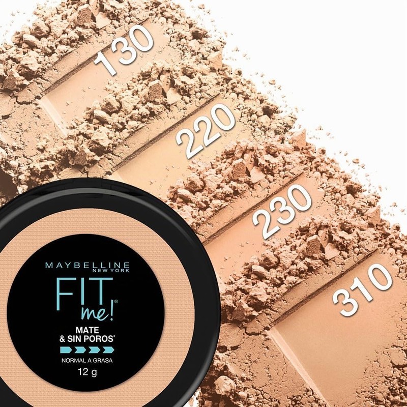 Maybelline Polvo Compacto Matte + Base Fit Me Matte –