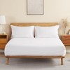 DAPU Linen Fitted Sheet, 100% French Natural Flax, Breathable, 100