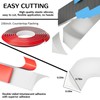 Flexible Quarter Round Molding Trim for Kitchen Countertops,236'' White