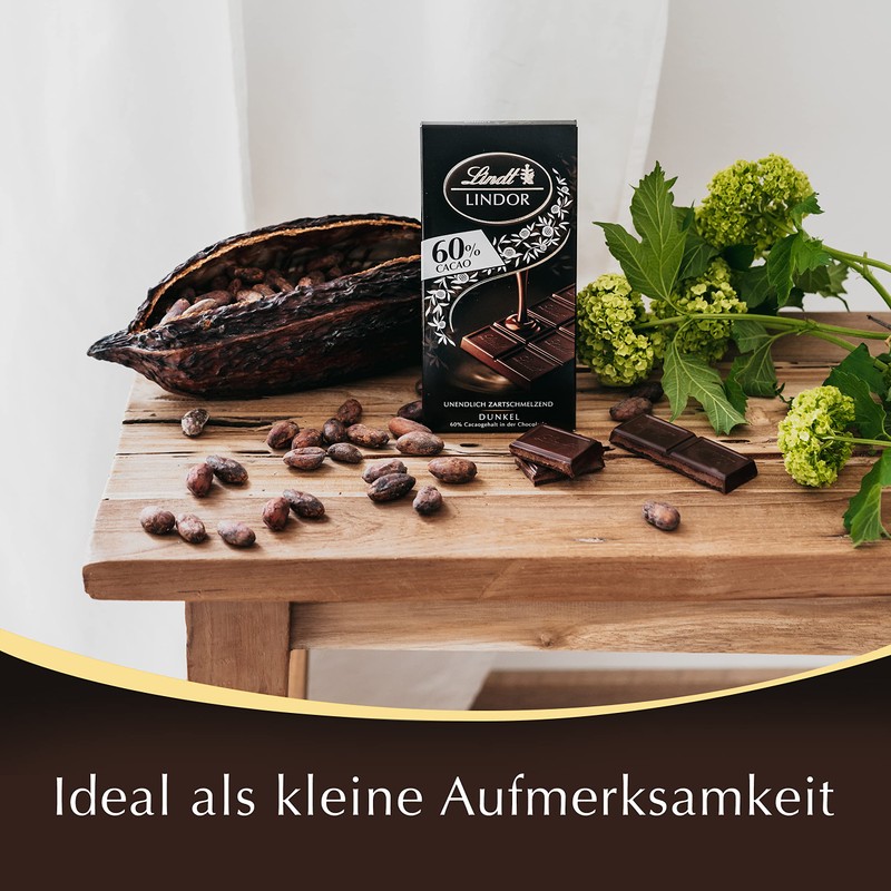 Lindt & Sprüngli Lindor Blackboard Extra Dark 60% Pack of