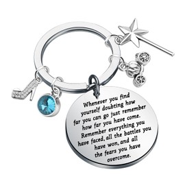 Lywjyb Birdgot Movie Merchandise Inspired Keychain European Movie Lover Gift Princess Merch (Cinder Key)