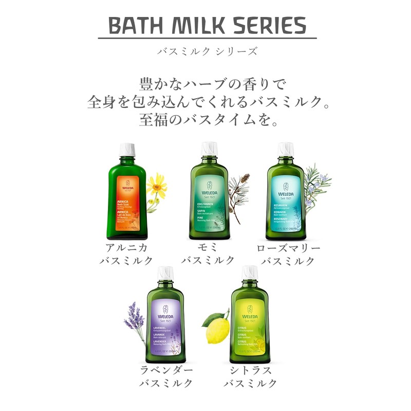 WELEDA Bath Milk Mini Set N 1. Mini Set, Orange,