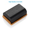 Powerextra Pro 2 Pack LP-E6N LP E6 Battery Compatible with