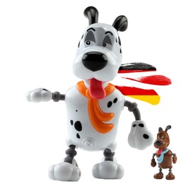 Funny toy dog with voice output, Bluetooth speaker function, recording feature and movable links, the ideal companion for creative fun, music and unlimited entertainment