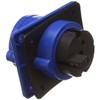 Knightsbridge IN0013 Industrial Connectors IP44 Angled Panel Mount Socket 2P+E,