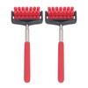 2pcs Telescopic Back Massage Roller Stainless Steel Rolling Back Massager