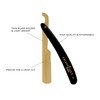 Straight Razor (Black & Gold)