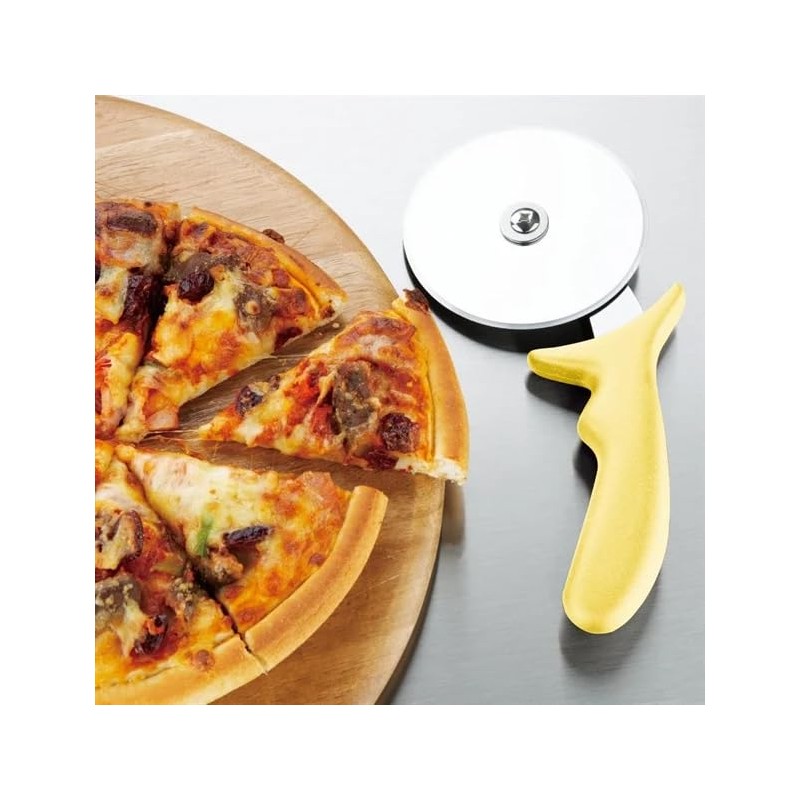 Hygiplas Pizza Wheel Yellow - 102mm 4"