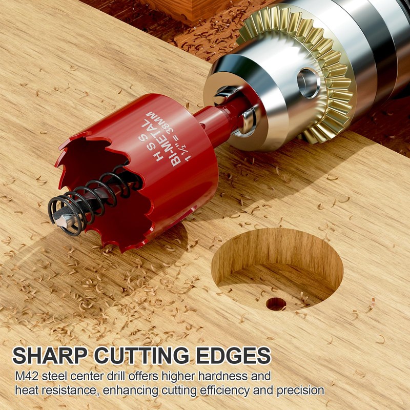 6-1/2" (165mm) Bi-Metal M42 High Speed Steel Hole Saw with