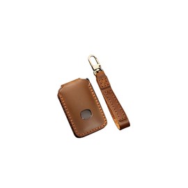 ontto Car Key Case Fits Mazda 2 3 5 6 CX-3 CX-4 CX-5 CX-7 CX-9 Atenza Axela MX5 Leather Remote Control Cover Key Case Key Cover Key Case Key Protection Case 2 Buttons, brown