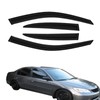 Gldifa Smoke Sun/Rain Guards Wind Deflector Compatible with 2001-2005 Honda