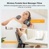 Huieo 3-in-1 Neck Massager Pillow with Heat, 2-Speed Adjustable Deep