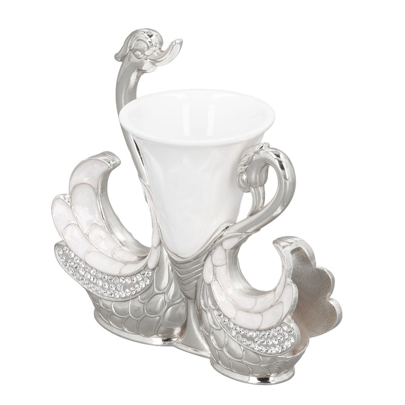 Swan Shape Dinnerware Set Light Luxury Exquisite Elegant Swan Shape