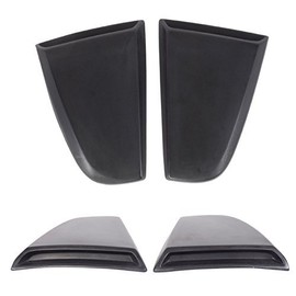 Window Louvers Compatible With 2003-2008 Nissan 350Z, 2Dr Rear Quarter Side Window Louvers Scoops 2Pcsby IKON MOTORSPORTS,  2004 2005 2006 2007