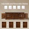 DINZI LVJ Shoe Bench, Entryway Storage Bench with Doors, Cushion,