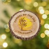 CafePress California Carmel by The Se Rustic Wood Ornament, 3"x3.25"