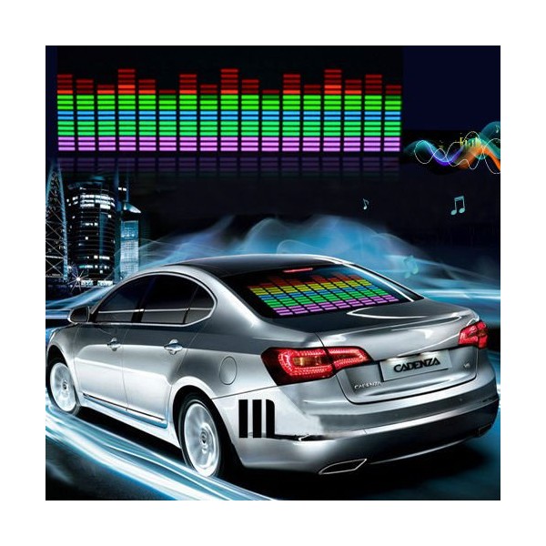 F and B Led Light Sound Music Beat Activated Car