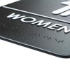 Rock Ridge Women's Restroom Sign ADA-Compliant Bathroom Door Sign for