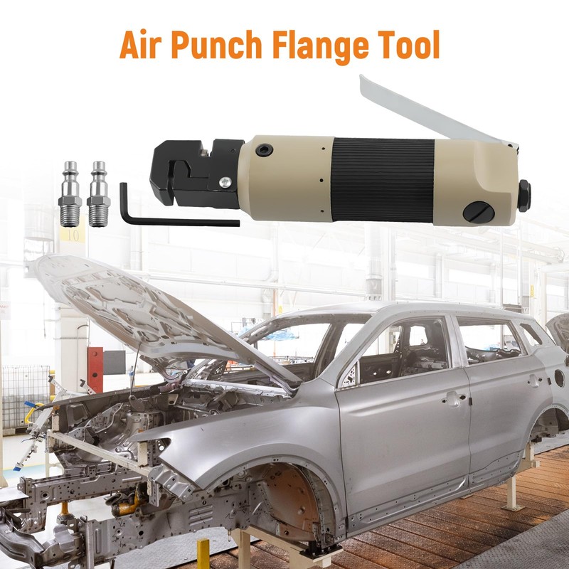 maXpeedingrods Pneumatic Air Panel Flange Punch Tools Air Sign Punching