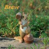 Gemmia Miniature Fairy Garden Squirrel Figurine- New Life Squirrel